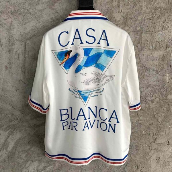 Casablanca Par Avion Bowling Shirt - Image 6