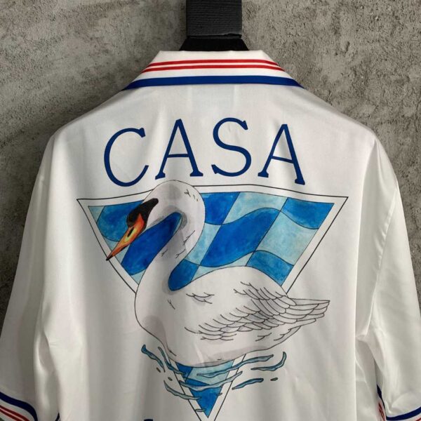 Casablanca Par Avion Bowling Shirt - Image 9
