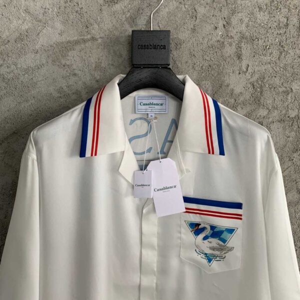 Casablanca Par Avion Bowling Shirt - Image 10