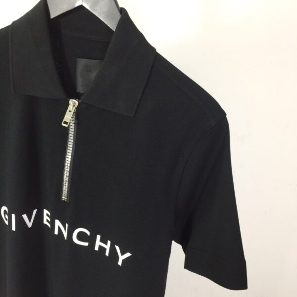 Givenchy Archetype Zipped Polo Shirt In Cotton - Image 5