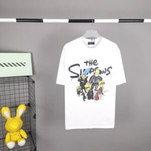 Balenciaga Simpsons Printed Cotton-jersey T-shirt