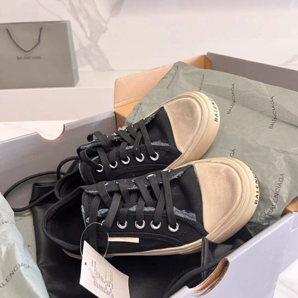Balenciaga Paris Low Top Sneaker In Black - Image 5