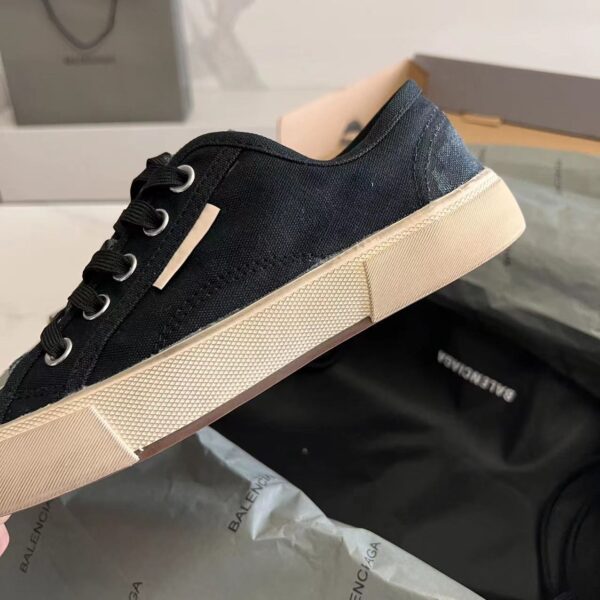 Balenciaga Paris Low Top Sneaker In Black - Image 9