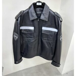 Balenciaga Paris Uniform Jacket In Black