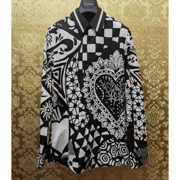 Dolce & Gabbana Geometric-print Shirt