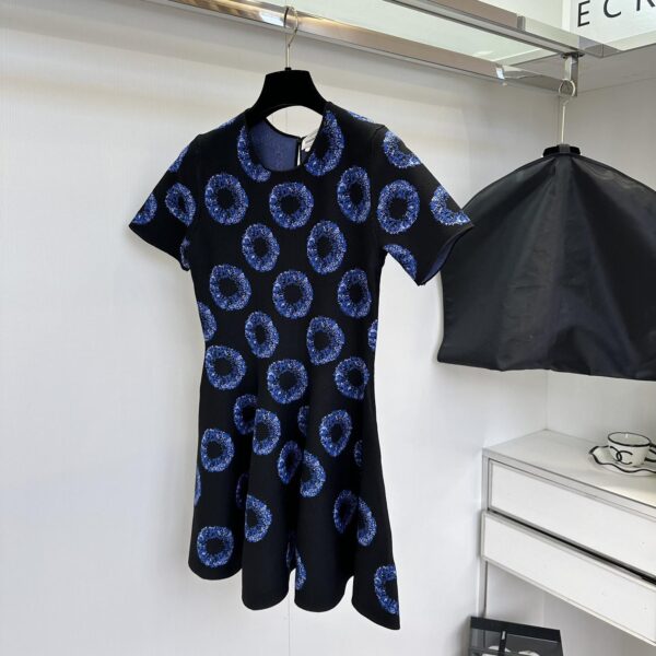Balmain Grain De Poudre Embroidered Dress - Image 7