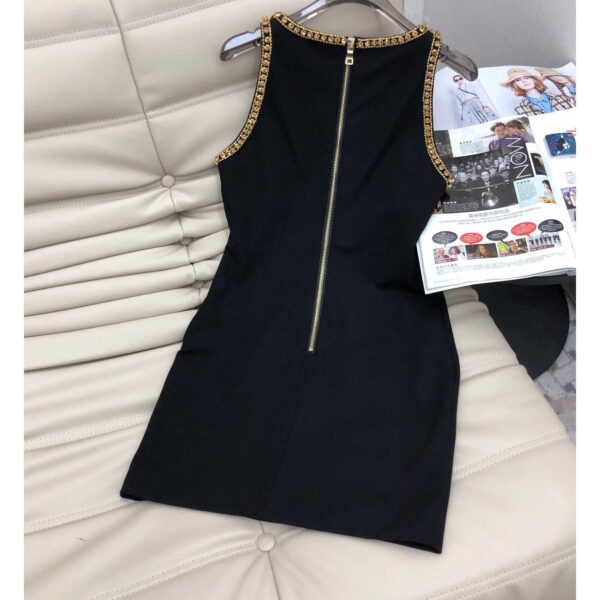 Balmain Grain De Poudre Embroidered Dress - Image 18