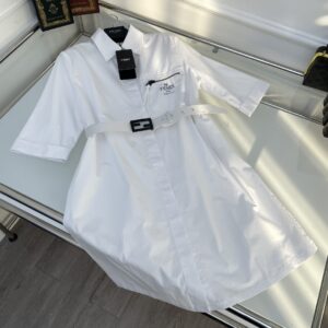 Fendi White Cotton Dress