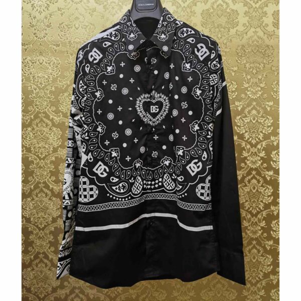 Dolce & Gabbana Bandana-Printed Shirt