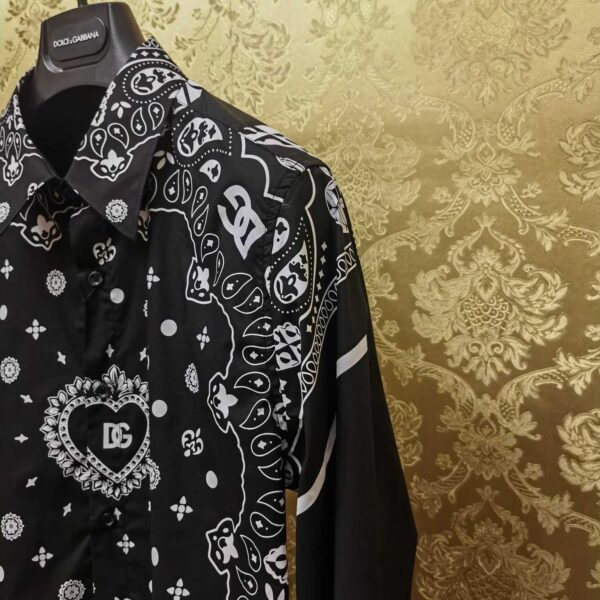 Dolce & Gabbana Bandana-Printed Shirt - Image 6