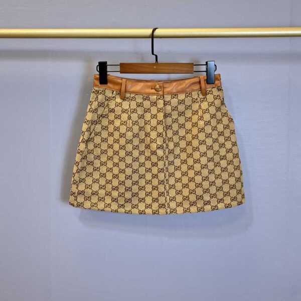 Gucci GG Canvas Skirt - Image 4