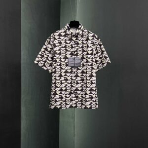 Prada Short-sleeved Cotton Shirt