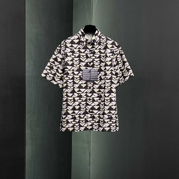 Prada Short-sleeved Cotton Shirt