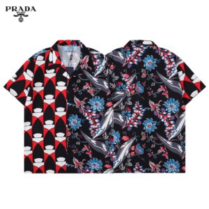 Prada Double Match Cotton Shirt