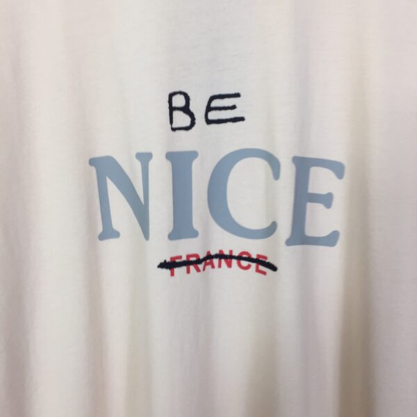 Balenciaga Nice-print Cotton T-shirt - Image 4