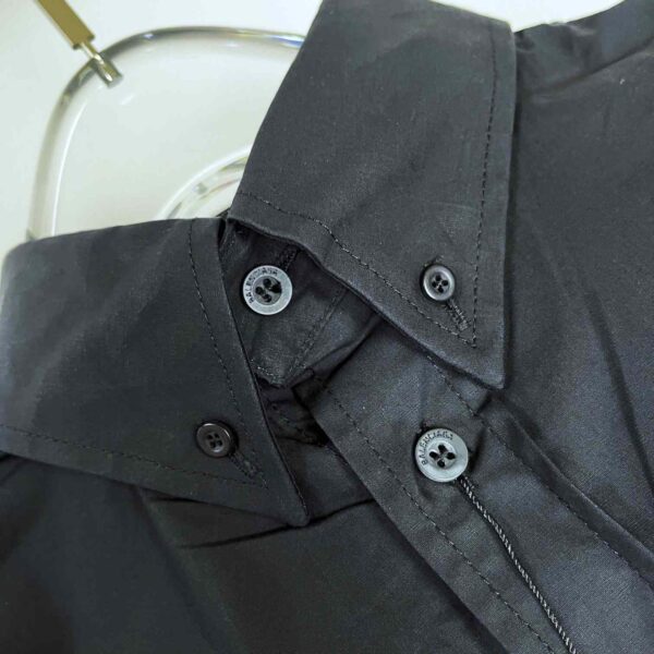 Balenciaga Political Campaign Short Sleeve Shirt Large Fit In Black - Image 4