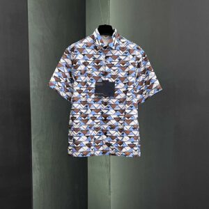 Prada Short-sleeved Cotton Shirt