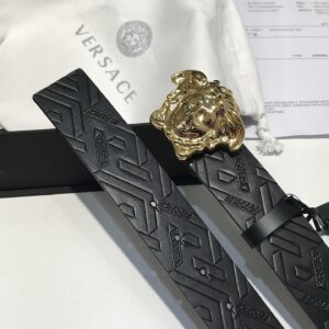 Versace Medusa Leathre Belt 38mm
