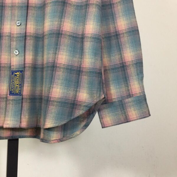 Maison Margiela Pendleton Checked Wool Shirt - Image 3