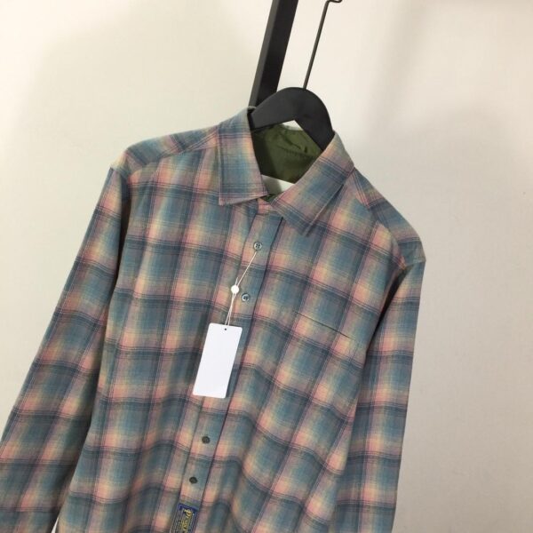 Maison Margiela Pendleton Checked Wool Shirt - Image 4