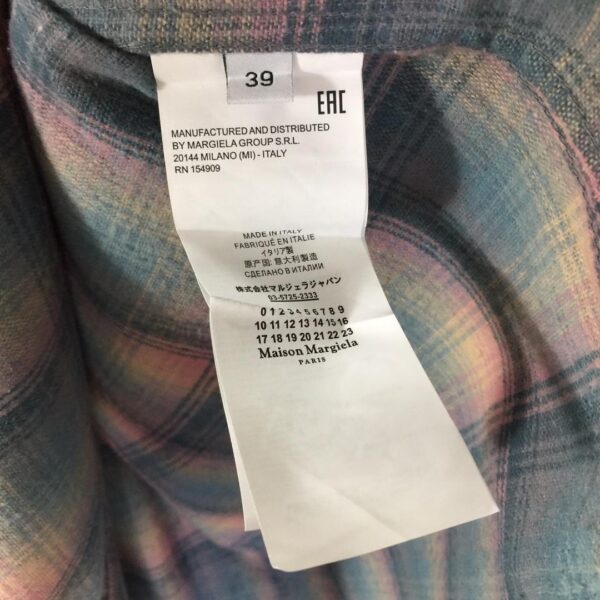 Maison Margiela Pendleton Checked Wool Shirt - Image 5