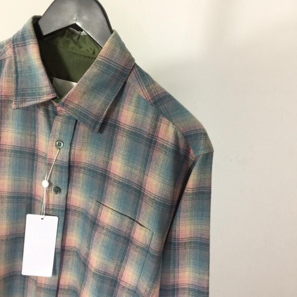 Maison Margiela Pendleton Checked Wool Shirt - Image 6