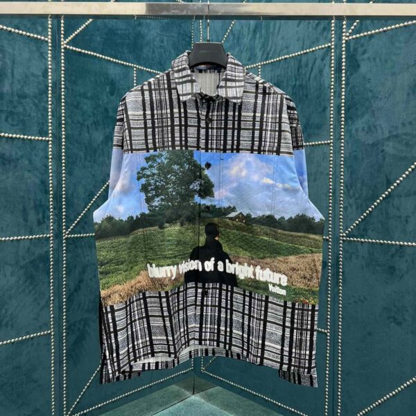 Louis Vuitton Printed Cotton Overshirt 1ABY27